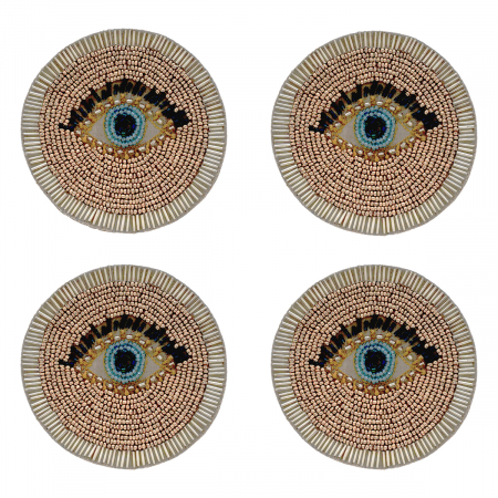 Evil Eye Set of Four Coasters